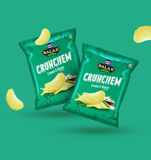 Crunchem Creame And Onion - 150 Grms – Bild 3